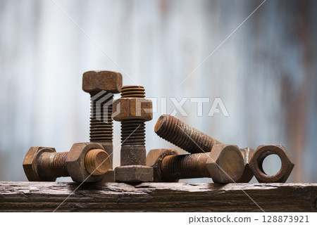 Screws and bolts 128873921