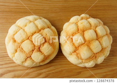 美味的甜瓜麵包 美味的甜瓜麵包 128874378