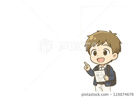 University student, club, meeting, conference, speech, raising hand, proposal, discussion, whiteboard, 128874676