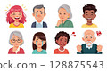 Illustration Emotions 128875543