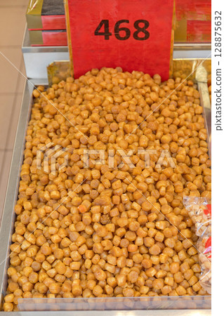 Sun Dried Scallops 128875632