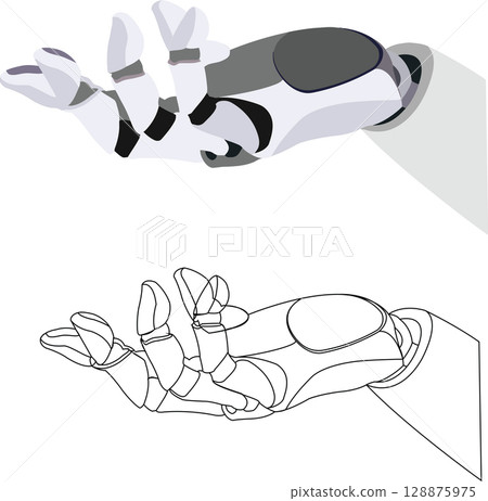 bionic hand bionic hand for hospital prosthesis 128875975