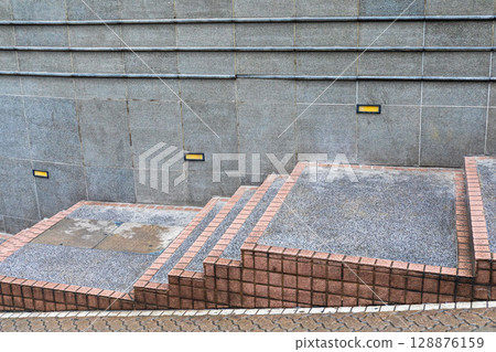 Sidewalk Stairs 128876159