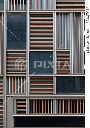 Wood Facade 128876164