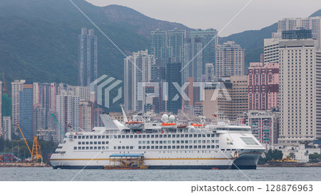 Docked Cruiser Hong Kong Docked Cruiser Hong Kong 128876963