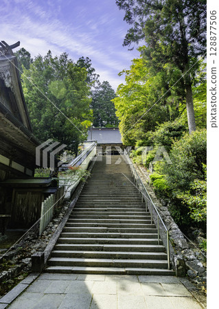 20th of the 88 Shikoku Temples: Kakurinji Temple Stone Steps, Katsuura Town, Tokushima Prefecture 128877506