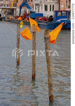 Canal Works in Venice 128877770