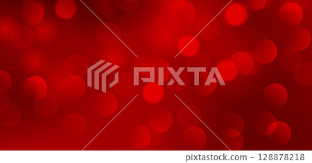 Christmas abstract red background with bokeh light 128878218