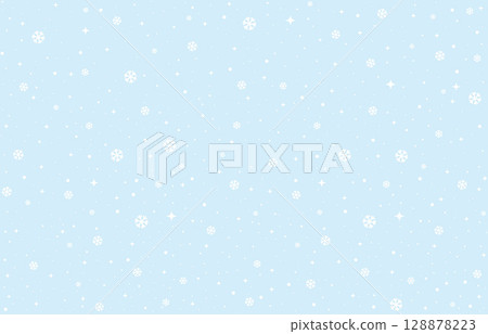 Abstract Christmas pattern with snowflakes. Winter Holiday Ornament for wrapping paper. Abstract Christmas pattern with snowflakes. Winter Holiday Ornament for wrapping paper. 128878223