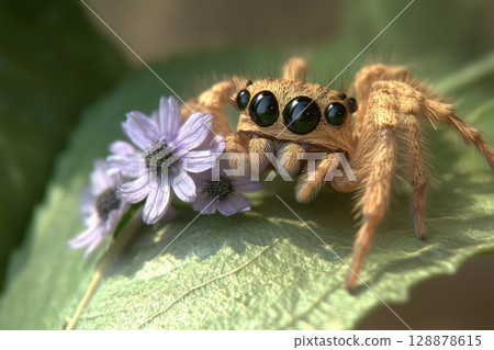 Cute spider 128878615