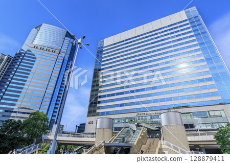 東京品川車站港南口的風景 128879411