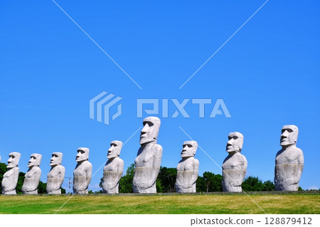 Moai雕像 128879412