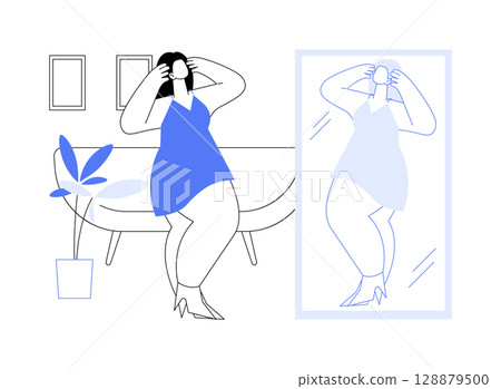 Enjoy yourself isolated cartoon vector illustrations. 128879500