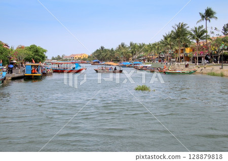 Du Bon River scenery in Hoi An, Vietnam 128879818