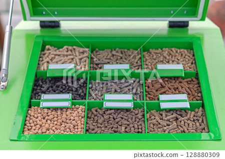 Bio Pellets Fuel 128880309