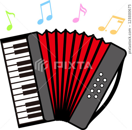 手風琴黑色 128880675