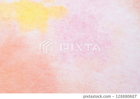 水彩風格漸層染色日本紙紋理背景 128880687