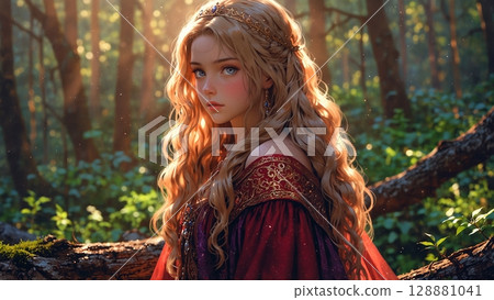 閃耀森林裡的公主 128881041