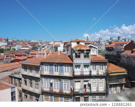 葡萄牙波爾圖，波爾圖大教堂的景色，五月 128881261