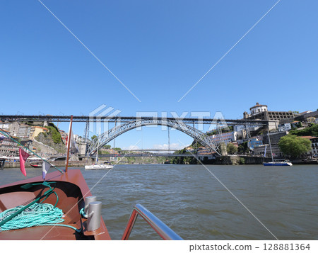 Portugal, Porto, Douro River Cruise, Dom Luis I Bridge, May Portugal, Porto, Douro River Cruise, Dom Luis I Bridge, May 128881364