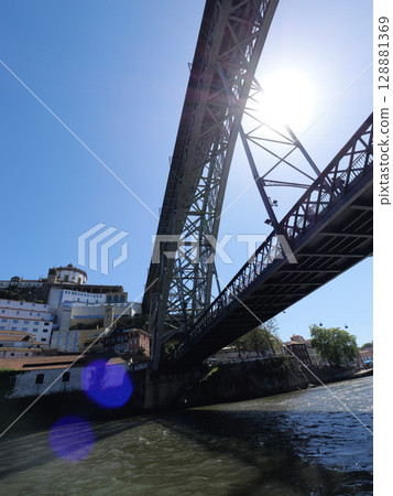 Portugal, Porto, Douro River Cruise, Dom Luis I Bridge, May Portugal, Porto, Douro River Cruise, Dom Luis I Bridge, May 128881369