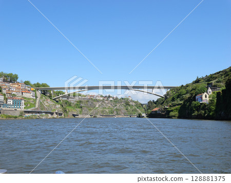 Portugal, Porto, Douro River Cruise, Infante Bridge, May 128881375