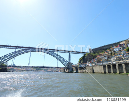 Portugal, Porto, Douro River Cruise, Dom Luis I Bridge, May Portugal, Porto, Douro River Cruise, Dom Luis I Bridge, May 128881399