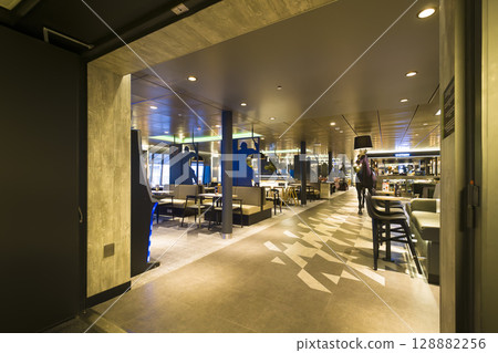 Lounge area of the stylish Nordic ferry "Megastar" / Megastar, Tallink 128882256
