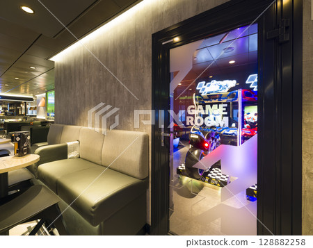 The stylish Nordic ferry "Megastar"'s game room / Megastar, Tallink The stylish Nordic ferry "Megastar"'s game room / Megastar, Tallink 128882258