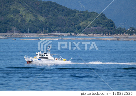 Japan Coast Guard patrol boat Akikaze 128882525