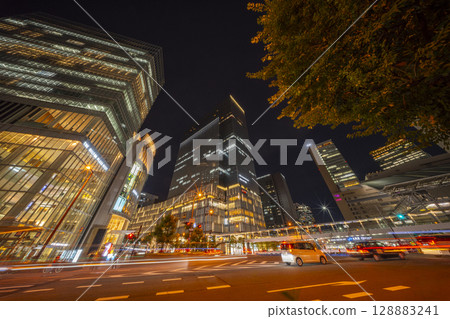JP Tower Osaka KITTE Osaka night view 128883241