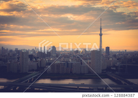 東京晴空塔(塔廳船堀) 東京晴空塔(塔廳船堀) 128884387