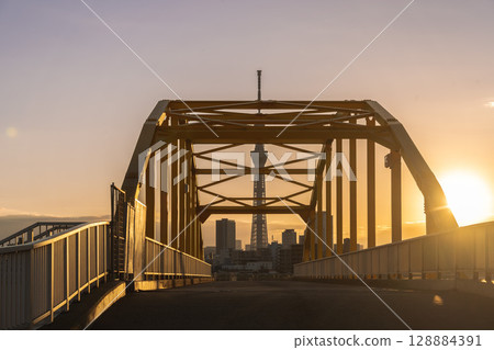 Tokyo Skytree (Higashiyotsugi Evacuation Bridge) 128884391