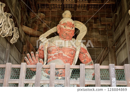 名古屋市笠寺觀音(笠福寺)的金剛力石像 名古屋市笠寺觀音(笠福寺)的金剛力石像 128884869