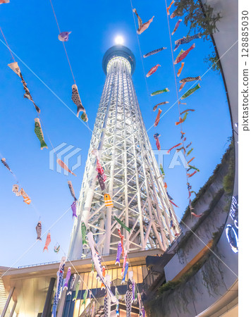 東京晴空塔(晴空街道/鯉魚旗) 東京晴空塔(晴空街道/鯉魚旗) 128885030