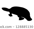 Platypus silhouette illustration 128885130