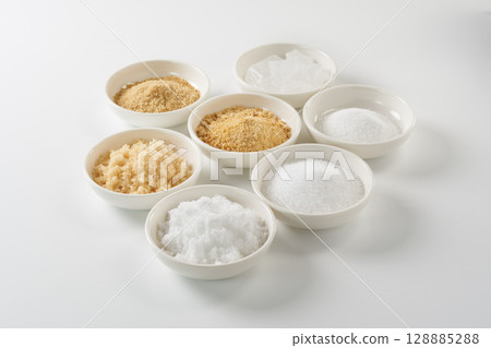 Various types of sugar images Various types of sugar images 128885288