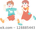 奔跑的孩子 128885443