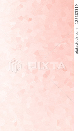 Pink cherry blossom Japanese-style background texture material, stylish and beautiful, gorgeous Japanese rough washi-style illustration 128885519