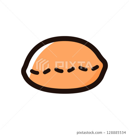 Piroshki 插圖圖示（俄羅斯美食、食品和飲料菜單材料） 128885534