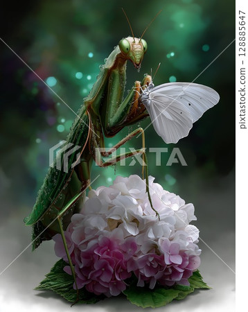 Super Predatory Mantis 128885647