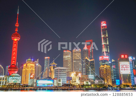 上海新年亮燈儀式 128885653