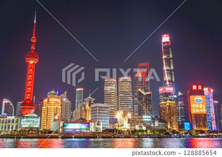 上海新年亮燈儀式 128885654