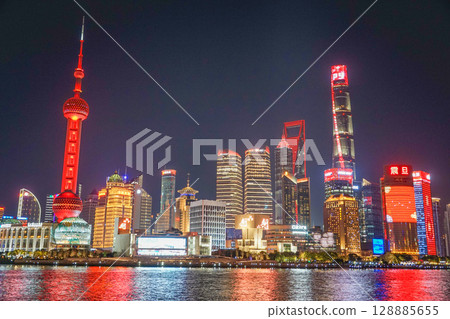 上海新年亮燈儀式 上海新年亮燈儀式 128885655