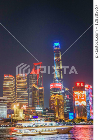 上海新年亮燈儀式 128885657