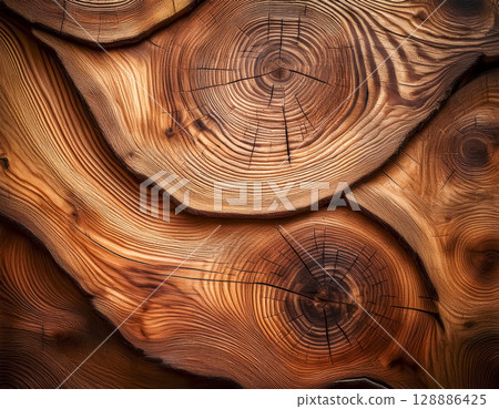 Wooden board background image material 128886425