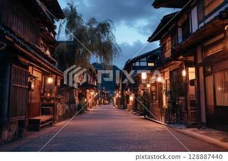 懷舊的日本風景 128887440