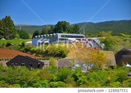 Chubu region, Mishima Skywalk, Suspension Bridge Gate building and Sky Garden view, Mishima City, Shizuoka Prefecture (2) Chubu region, Mishima Skywalk, Suspension Bridge Gate building and Sky Garden view, Mishima City, Shizuoka Prefecture (2) 128887551