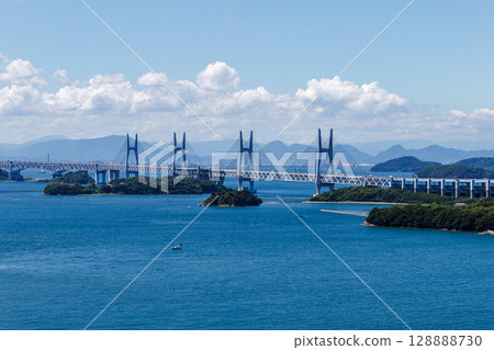 從鷲羽山眺望瀨戶內海 128888730