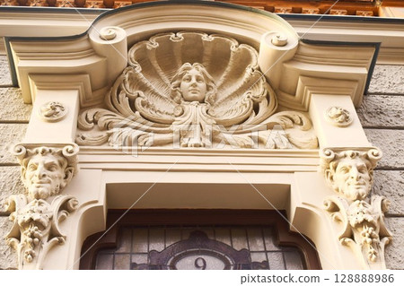 Art Nouveau architecture Riga Latvia 2 Art Nouveau architecture Riga Latvia 2 128888986
